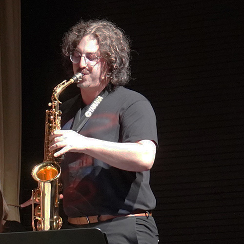 Johannes am Saxophon Johannes am Saxophon